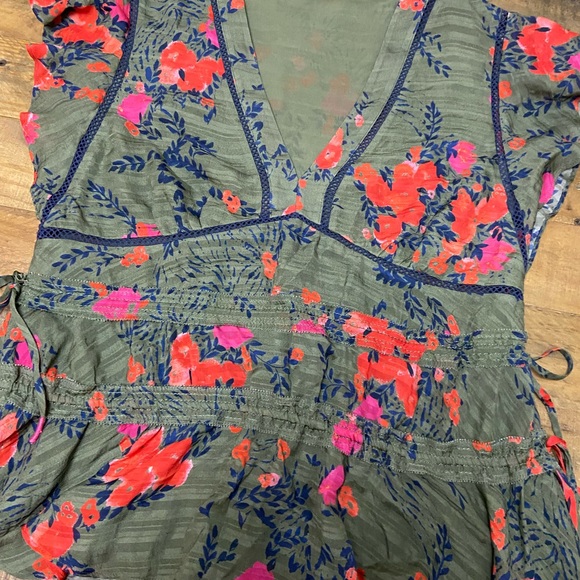 TANYA TAYLOR Anita Flutter Sleeve Blouse - Picture 6 of 14